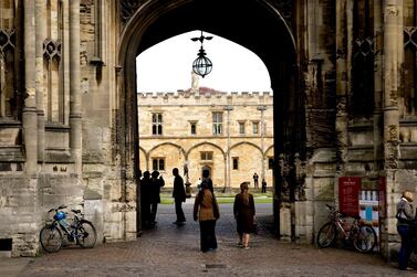 Students at the University of Oxford. Getty Images