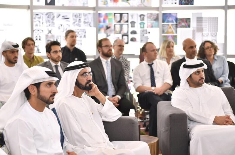 Mohammed bin Rashid launches the "2071" to be the nucleus for the design of the future. WAM