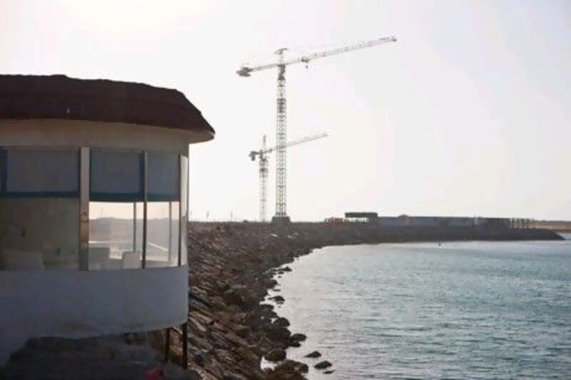 The stalled development at La Hoya Bay in Ras Al Khaimah.