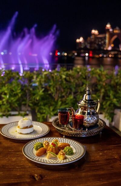 Levantine restaurant Samakje is located on The Pointe, Palm Jumeirah Dubai
