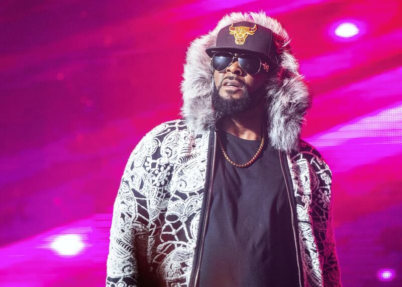 DETROIT, MI - FEBRUARY 21:  R. Kelly performs at Little Caesars Arena on February 21, 2018 in Detroit, Michigan.  (Photo by Scott Legato/Getty Images)