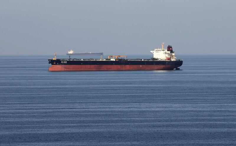 FILE PHOTO: Oil tankers pass through the Strait of Hormuz, Dec. 21, 2018. REUTERS/Hamad I Mohammed/File Photo