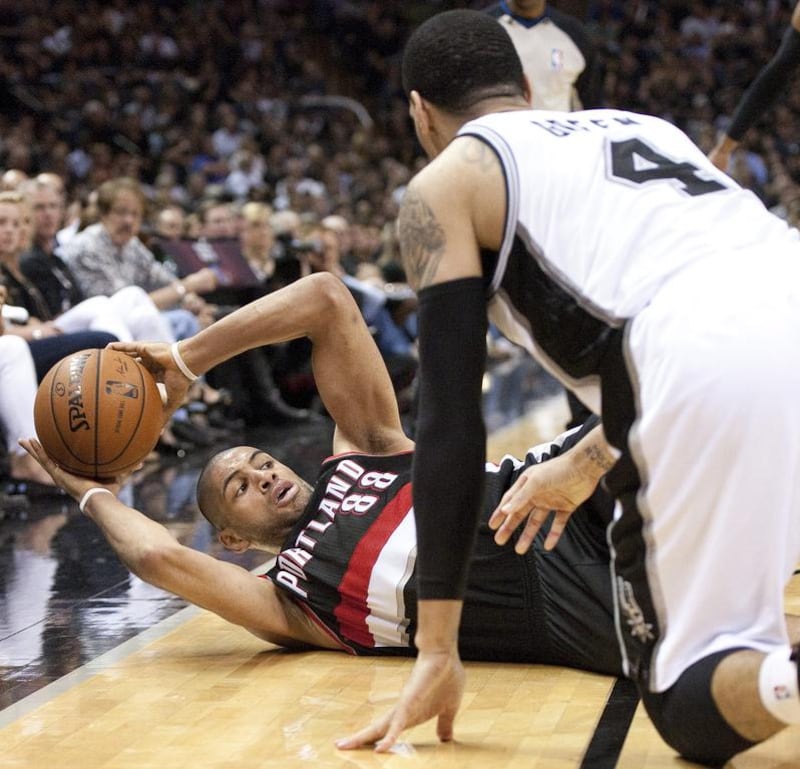 The Portland Trailblazers players did not have a good day out on or off the basketball court. Ashley Landis / EPA