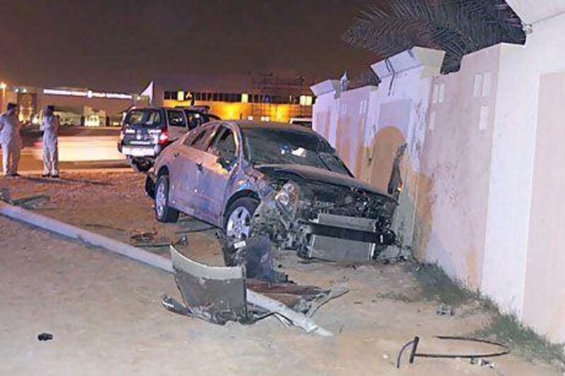 Road injury is second in the top health burdens in the UAE. Photo courtesy of Dubai Police