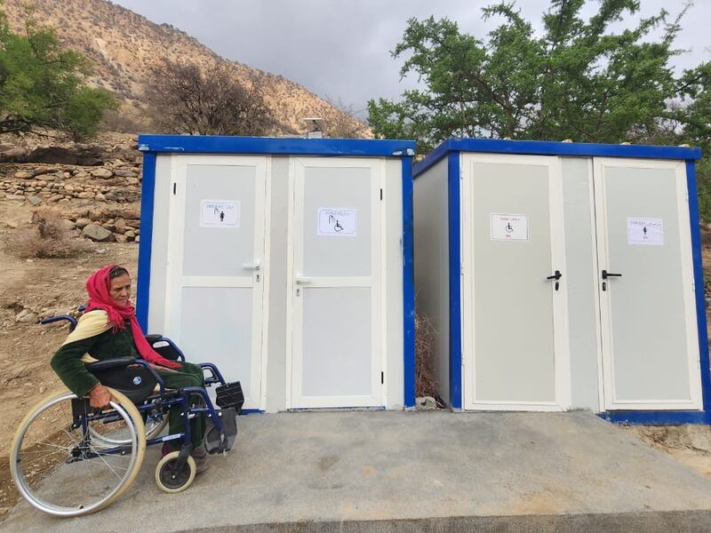 A group of relief organisations set up an eco-camp a few weeks after the earthquake to house nearly 150 survivors of Kema village in Tigouga, near the Taroudant region in Morocco’s Atlas Mountains. Photo: Sanad Alajyal Agadir Charity