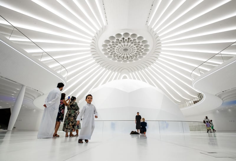 The UAE Pavilion at Expo 2020 Dubai. Victor Besa/ The National.