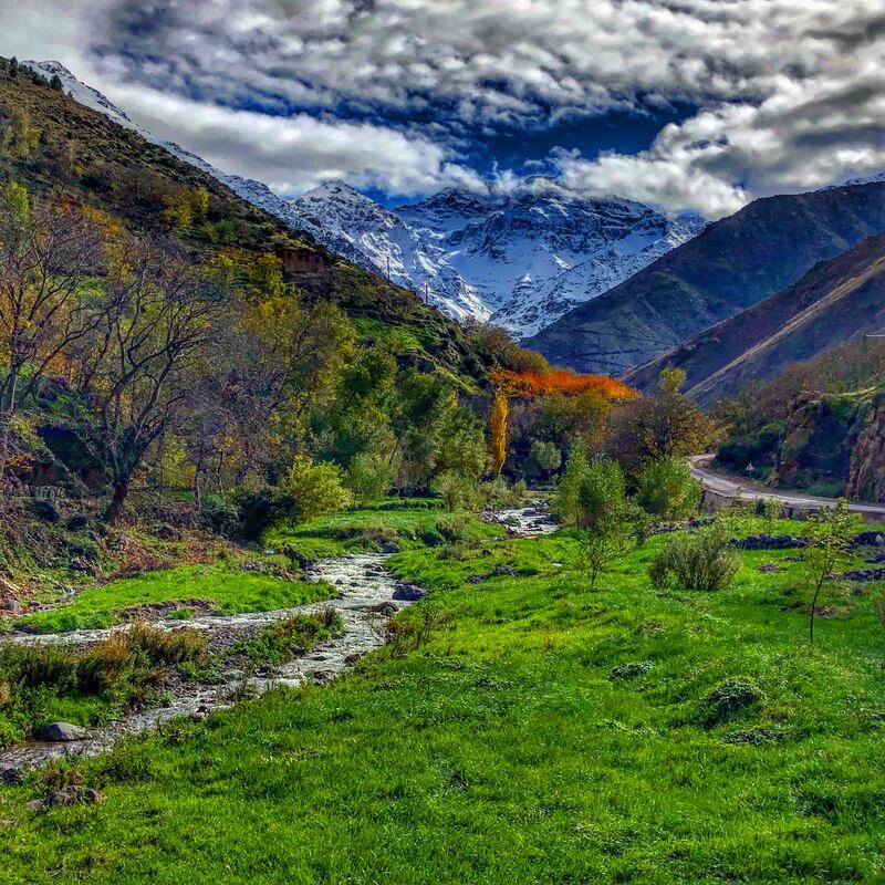 Imlil lies at the base of Mount Toubkal, North Africa’s highest peak. Courtesy Alice Morrison