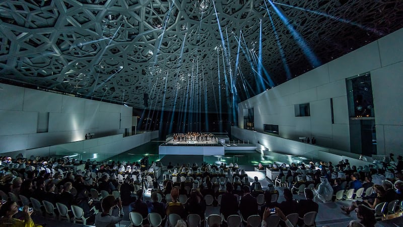 The opening ceremony of Louvre Abu Dhabi. New Substance