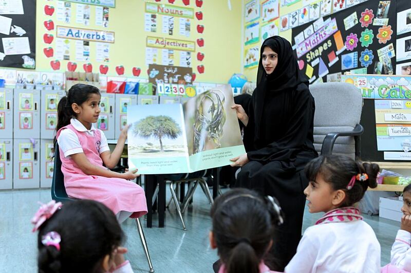 A reader expresses support for the new teacher licensing scheme. Fatima Al Marzooqi / The National

