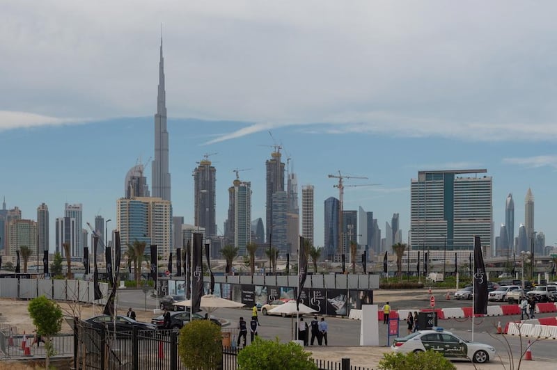 Dubai’s economy will expand by 3.3 per cent this year from 3.5 per cent in 2015, according to the IMF. Cedric Ribeiro / Getty Images