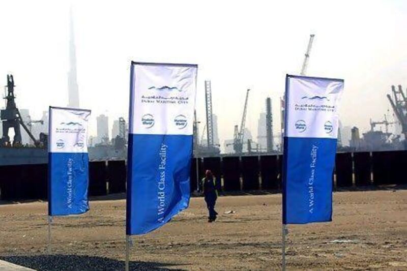 Dubai Maritime City is once again under way. Satish Kumar / The National
