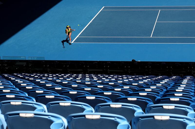 The Australian Open continues without crowds after the state of Victoria was placed under a snap lockdown from Friday to contain a fresh outbreak of Covid-19. Reuters