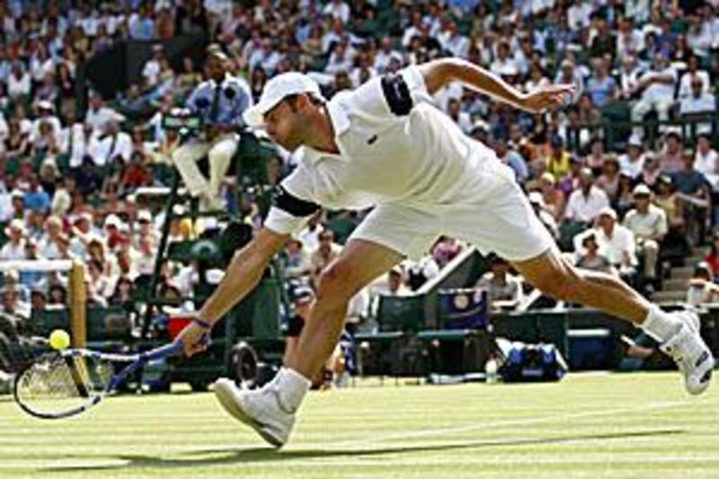 Andy Roddick, above, needed four sets to beat the Austrian Jurgen Melzer.