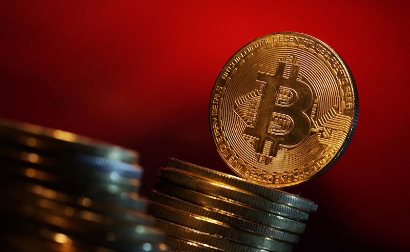 Bitcoin dropped by 7.7 per cent on Saturday, the biggest such decline since March last year. Reuters