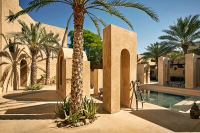 A 45-minute drive from Dubai, Bab Al Shams Desert Resort offers an opportunity to immerse yourself in the desert landscape. Courtesy Bab Al Shams Desert Resort