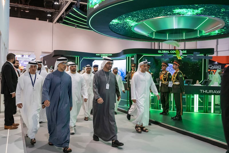 The President visited Idex on Tuesday