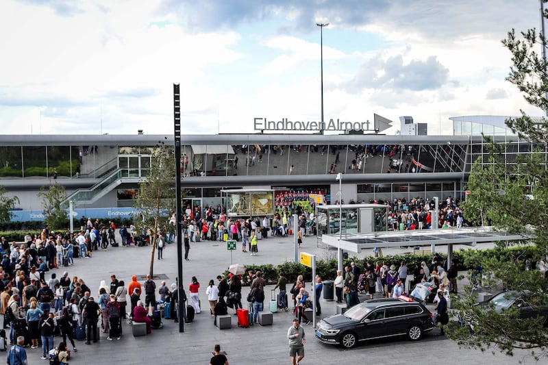Holland's Eindhoven Airport was third, with 67 per cent of flights delayed and 1.8 per cent cancelled. AFP