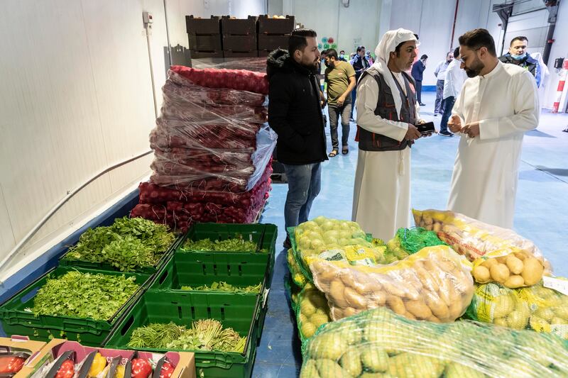 Fruit and vegetables are sent from the warehouse to a kitchen, so cooks can prepare meals like biryani and chicken curry as part of the Goodness Kitchen project.