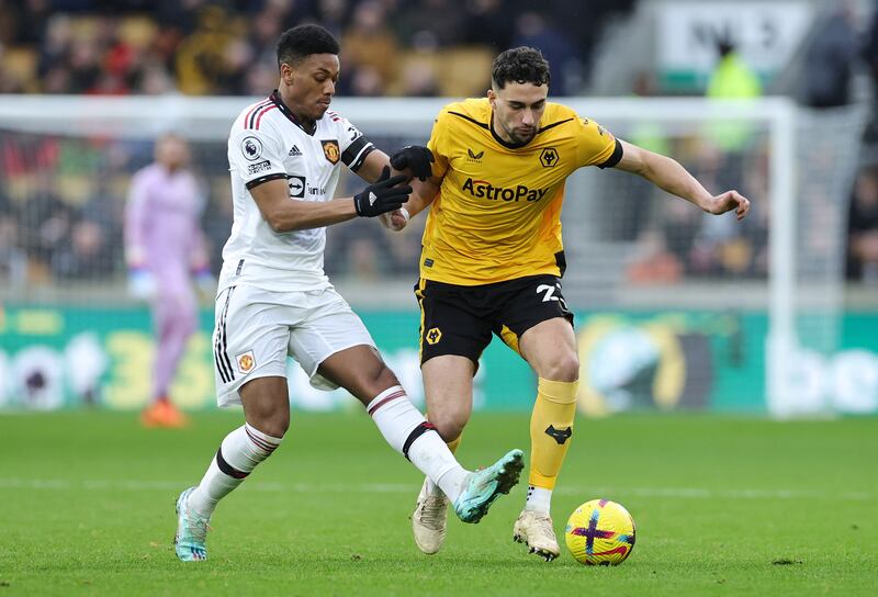 Max Kilman 8: Lovely ball down left flank to set Bueno away in opening 10 minutes. Helped keep Martial’s impact down to a bare minimum as Wolves looked solid and organised at back right up until they were cut open by Rashford’s run and finish. Getty