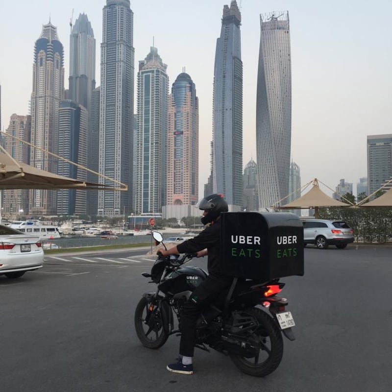 Food deliveries are still expected to dominate the Mena quick-commerce market in the next decade. Photo: UberEats