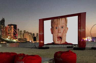 Zero Gravity in Dubai is showing Christmas classic 'Home Alone' at its Cinema on the Sand. Courtesy Zero Gravity 