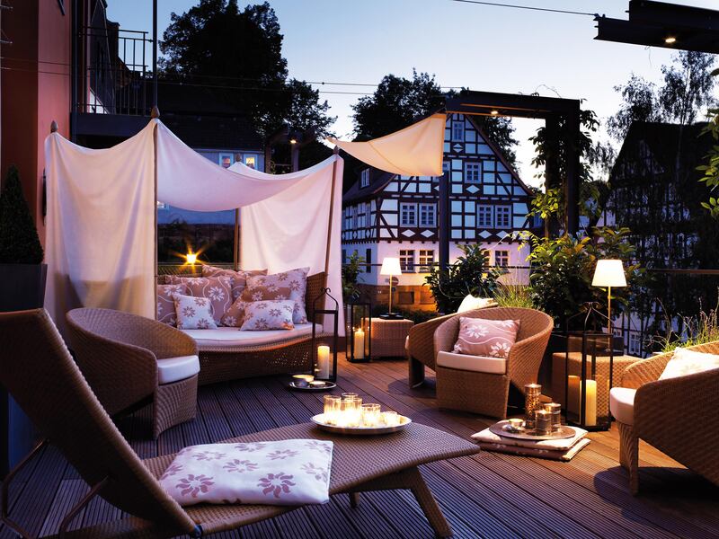 A handout photo of spa rooftop at Hotel Die Sonne Frankenberg (Courtesy: Hotel Die Sonne Frankenberg)