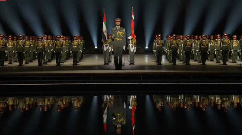 Celebrations of the UAE's 52nd Union Day at Expo City Dubai. Screengrab