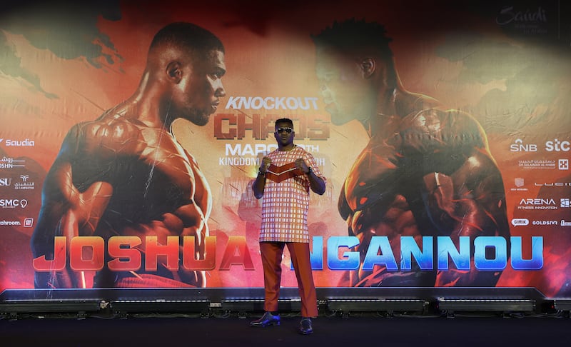 Francis Ngannou is set for his second professional boxing match in Saudi Arabia. Getty Images