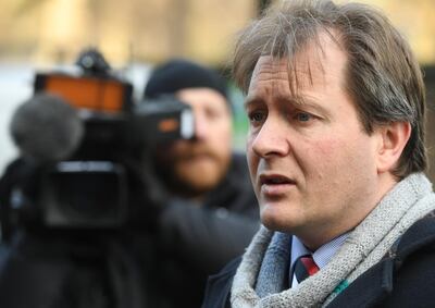 epa06549811 Richard Ratcliffe, the husband of the jailed UK-Iranian woman Nazanin Zaghari-Ratcliffe, arrives to speak to reporters before delivering a letter to the Iranian Embassy in Knightsbridge, London, Britain, 21 February 2018. Nazanin Zaghari-Ratcliffe was arrested in Iran on spying charges in April 2016.  EPA/FACUNDO ARRIZABALAGA