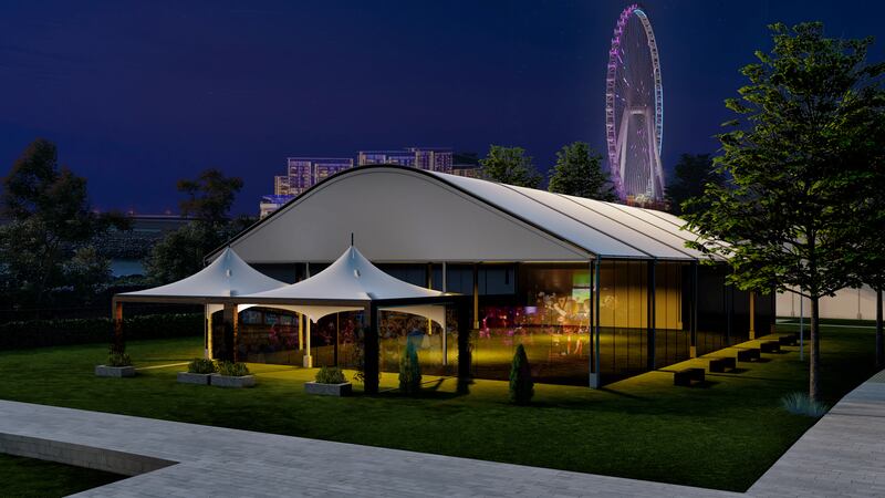 Address Beach Resort will set up an air-conditioned tent to screen the matches. Photo: Address Beach Resort