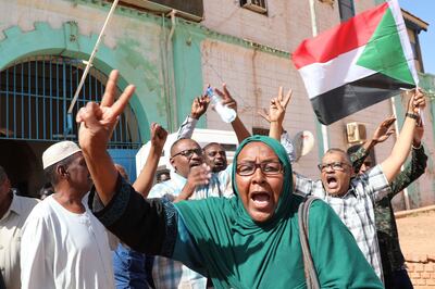 epa07508745 Relatives and supporters of Sudanese political prisoners, activists Mohammed al-Bushi and Hisham Ali (known as Wad Galiba) celebrate after their release outside prison, Khartoum, Sudan, 16 April 2019. The military council that Tok charge after the ousting of President al-Bashir two days earlier, after months of protests, had promised the release of political prisoners. Al-Bushi and Ali  were the first two released on 16 April.  EPA/STR