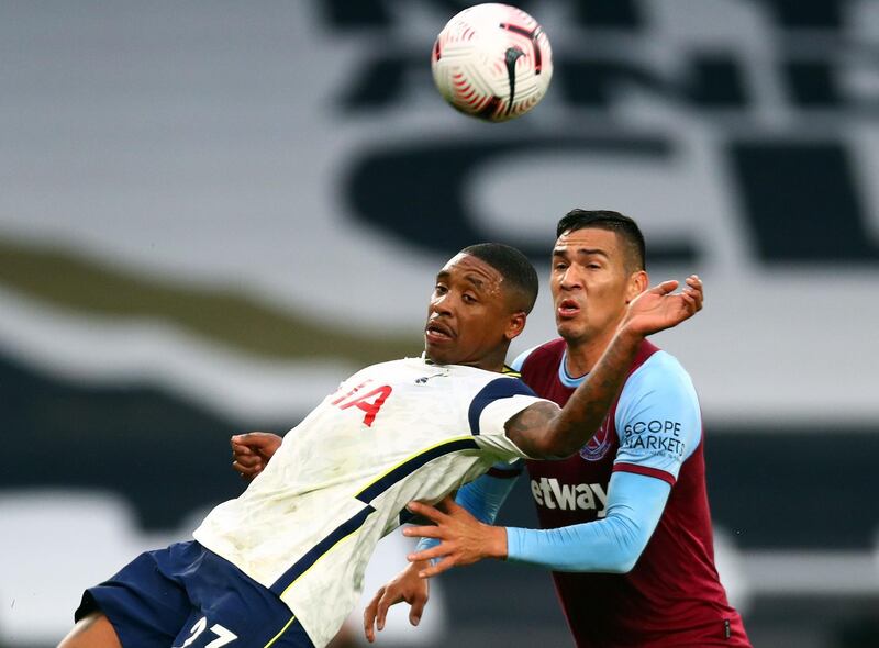 Fabián Balbuena - 7: Got skinned by Son's pace for the opener inside the first minute but started the West Ham comeback with a bullet header. AFP