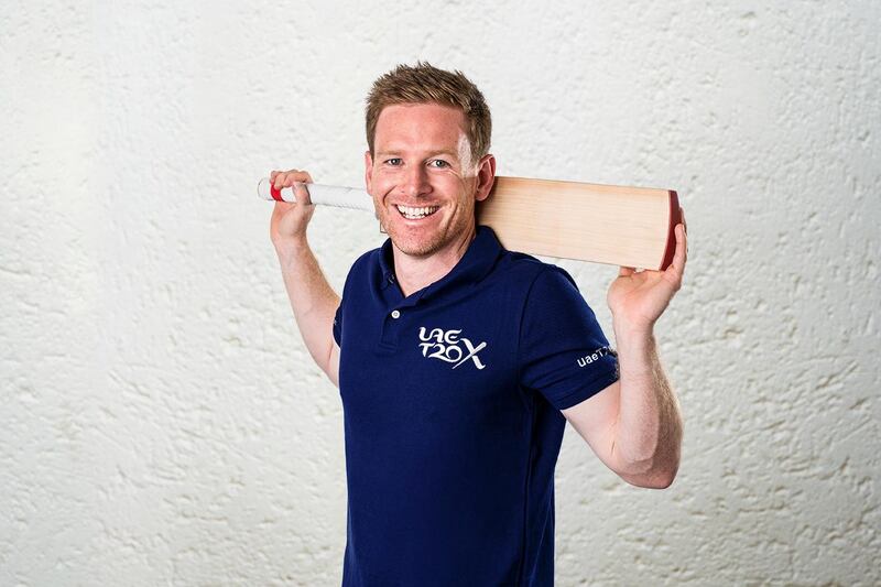 Eoin Morgan is one of five players to be given 'icon player' status for the UAE T20x. Courtesy CSM Sport