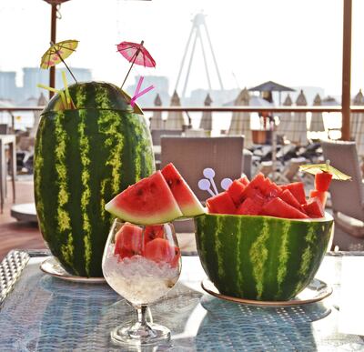 Happy hours on watermelon-based drinks at Wavebreaker