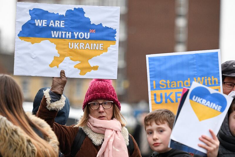 The invasion of Ukraine by Russia has resulted in a large show of public and political support in Europe, but some coverage has been called ‘casually racist’. AFP
