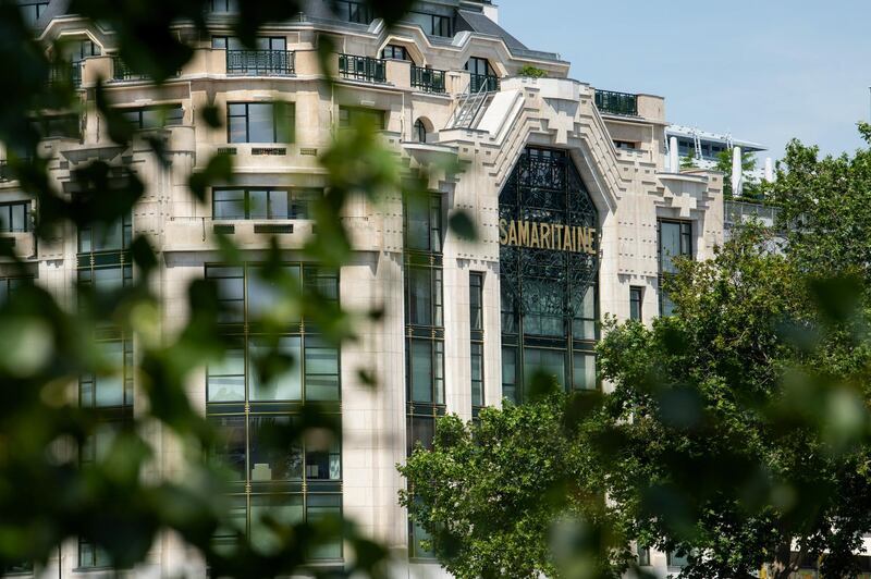 The La Samaritaine department store reopened on Monday. Bloomberg