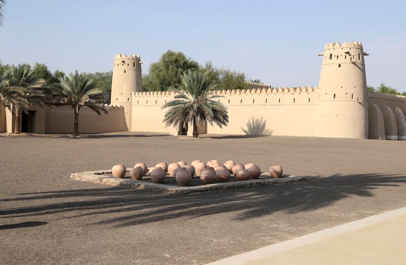 A square fortified enclosure in Al Jahili Fort. Khushnum Bhandari / The National