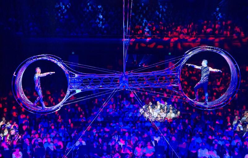 Cirque du Soleil shows are a popular fixture on the Dubai entertainment calendar. Courtesy Cirque Le Noir