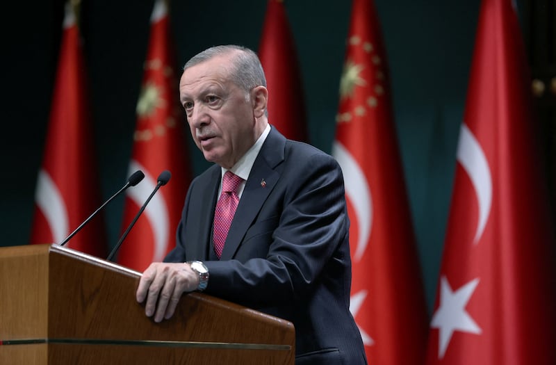 Turkish President Recep Tayyip Erdogan is seeking to extend his two-decades in power. Reuters
