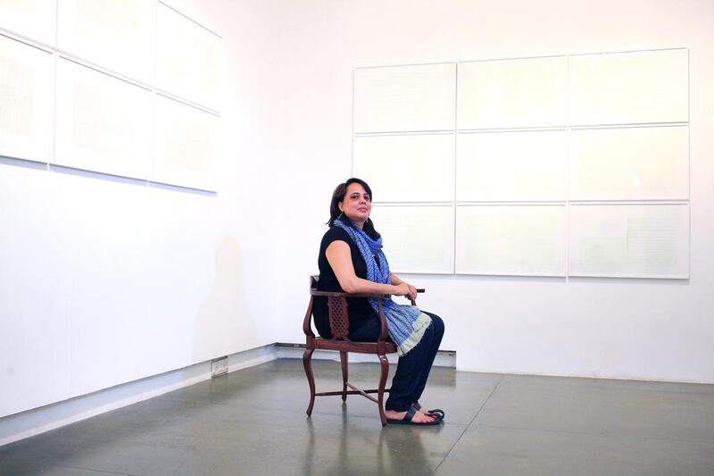 Arshiya Lokhandwala, the curator of Lakeeren gallery in Mumbai. Subhash Sharma for The National