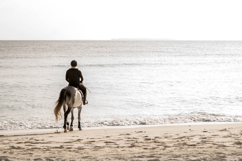 It is the first resort in the Maldives to offer horse riding