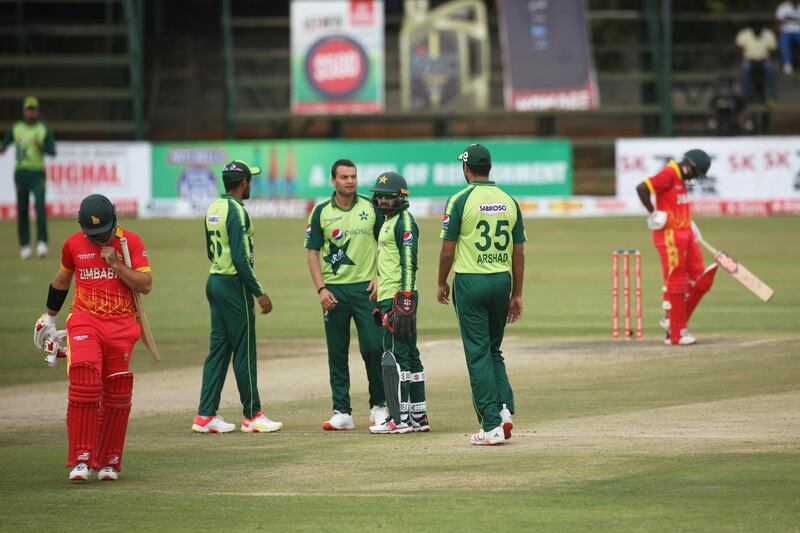 Pakistan spinner Usman Qadir picked up 1-28. AP