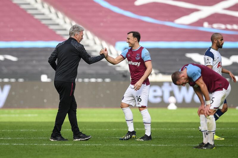 Mark Noble - (On for Lingard 90+4') N/A. The midfielder came on in the dying moments as David Moyes attempted to chew up time while closing out the win. EPA