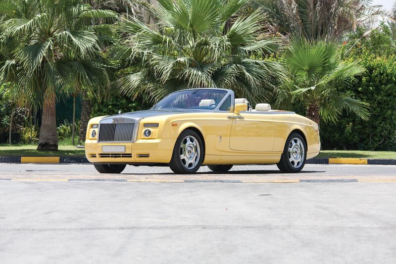 The 2008 Rolls-Royce Phantom Drophead Coupe.