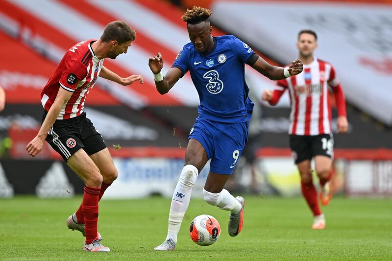 Tammy Abraham - 5: Just 13 touches in the entire first half for the striker. Had a couple of chances in second half but lacked the killer touch on both occasions. AFP