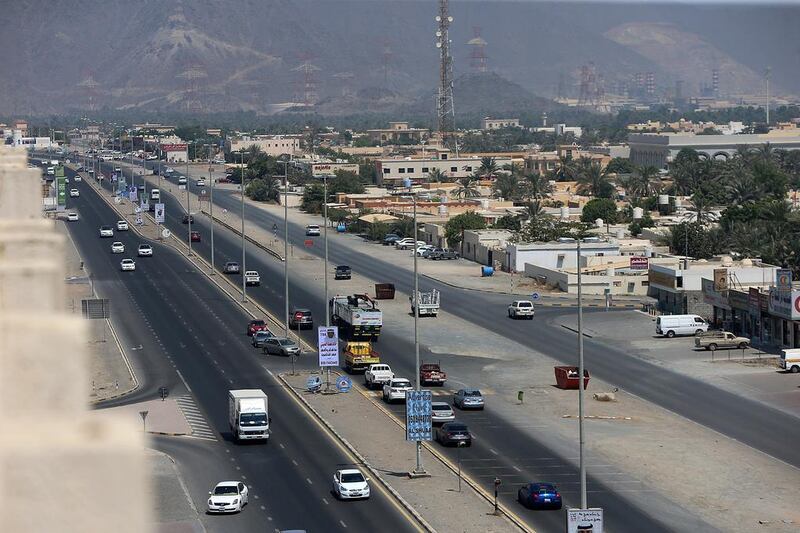 The motorway between Fujairah and Khor Fakkan would come under the proposed toll system. Satish Kumar / The National