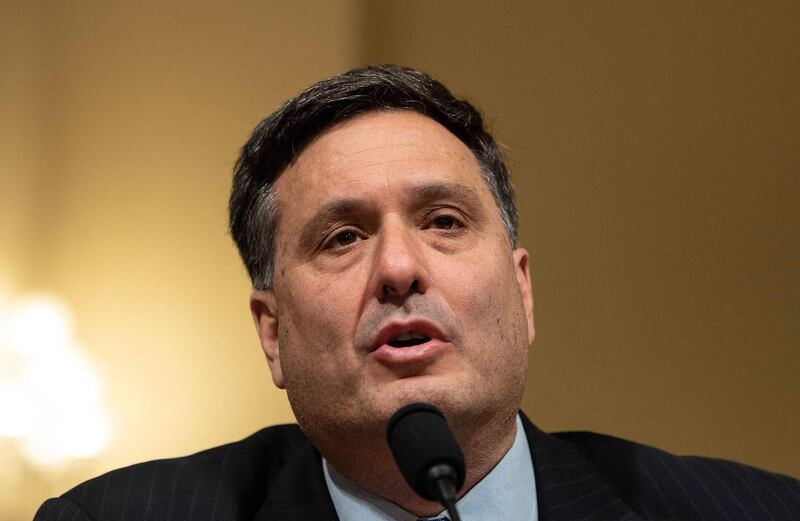 (FILES) In this file photo Ron Klain, former White House Ebola response coordinator, testifies before the Emergency Preparedness, Response and Recovery Subcommittee hearing on "Community Perspectives on Coronavirus Preparedness and Response" on Capitol Hill in Washington, DC, on March 10, 2020. A senior White House official on May 2, 2021 denied reports from Tehran that an agreement had been reached with Iran for the release of four Americans detained there. "I can tell you, unfortunately, that report is untrue," White House chief of staff Ron Klain said on CBS's "Face the Nation.""There is no agreement to release these four Americans. We're working very hard to get them released. So far there is no agreement to bring these four Americans home."
 / AFP / NICHOLAS KAMM
