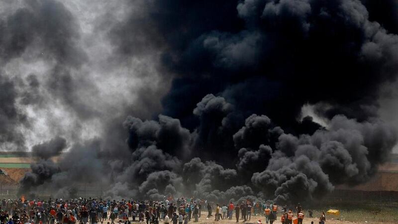 Since March 30, 49 Palestinian protesters have been killed and more than 1,800 wounded in protests on the Gaza-Israel border. AFP