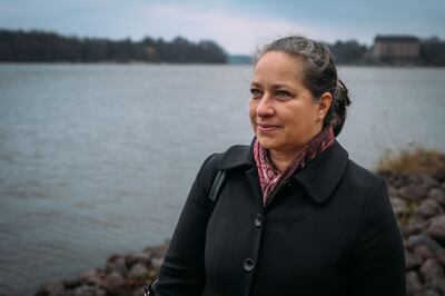 Teacher Ilona Taimela in Helsinki.  AFP
