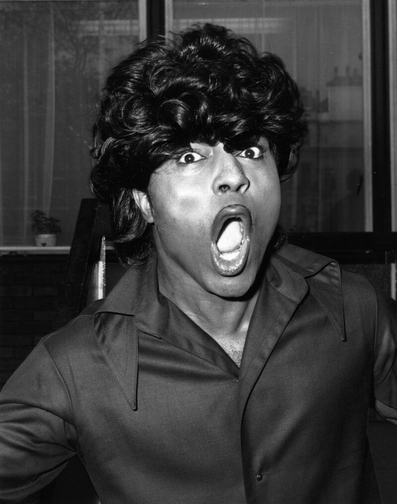 21st November 1966:  American rock 'n' roll legend Little Richard, born Richard Wayne Penniman, pulls a characteristic face.  (Photo by Keystone/Getty Images)